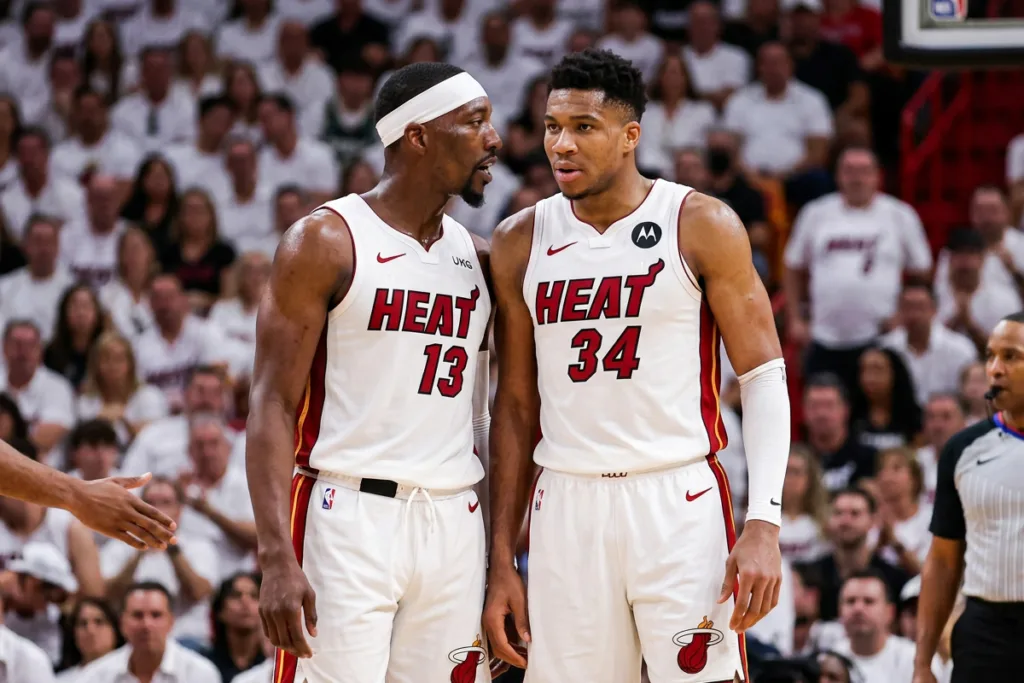 Miami Heat, Giannis Atetokounmpo, Bam Adebayo