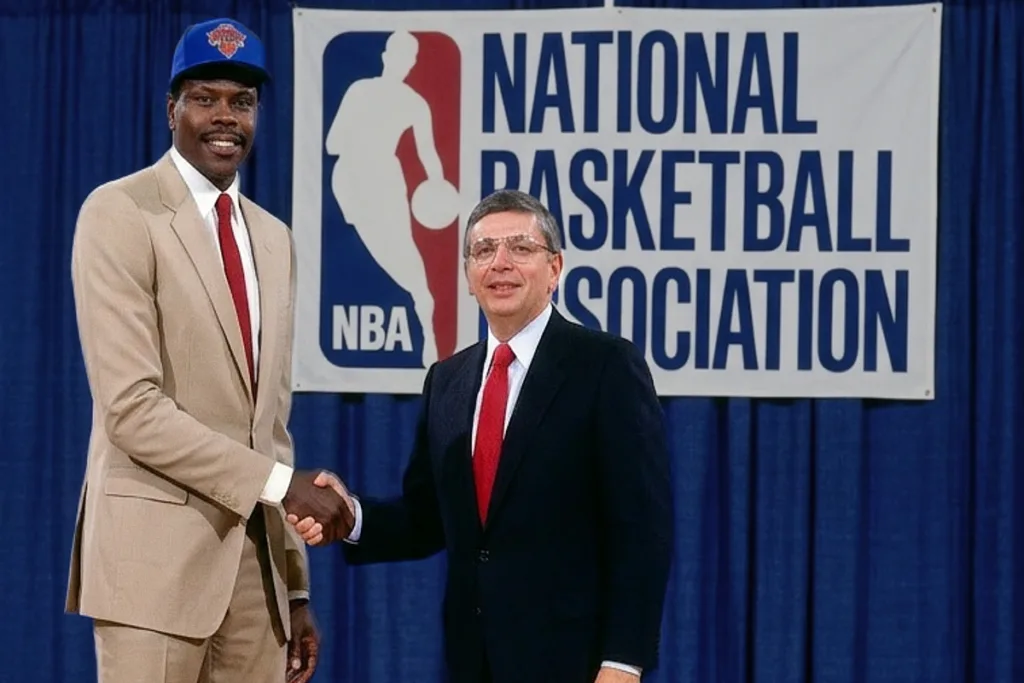 nba draft lottery, patrick ewing, david stern, knicks