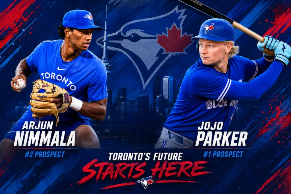 Blue Jays Arjun Nimmala and JoJo Parker