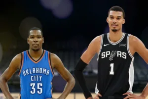 san antonio spurs, oklahoma city thunder, victor wembanyama, kevin durant