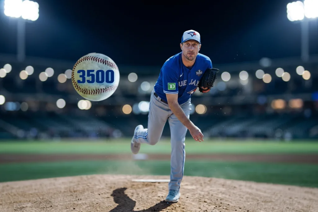 Max Scherzer, Blue Jays, 3500