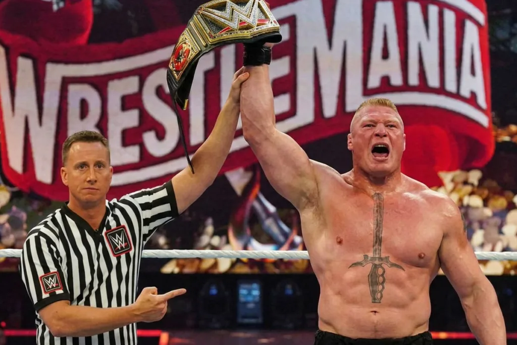 WWE lost media, Wrestlemania 36, lesnar