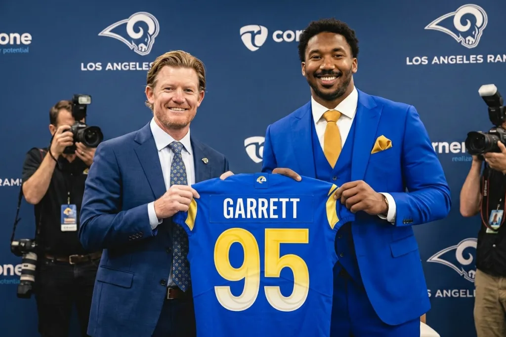 Rams Les Snead, Myles Garrett