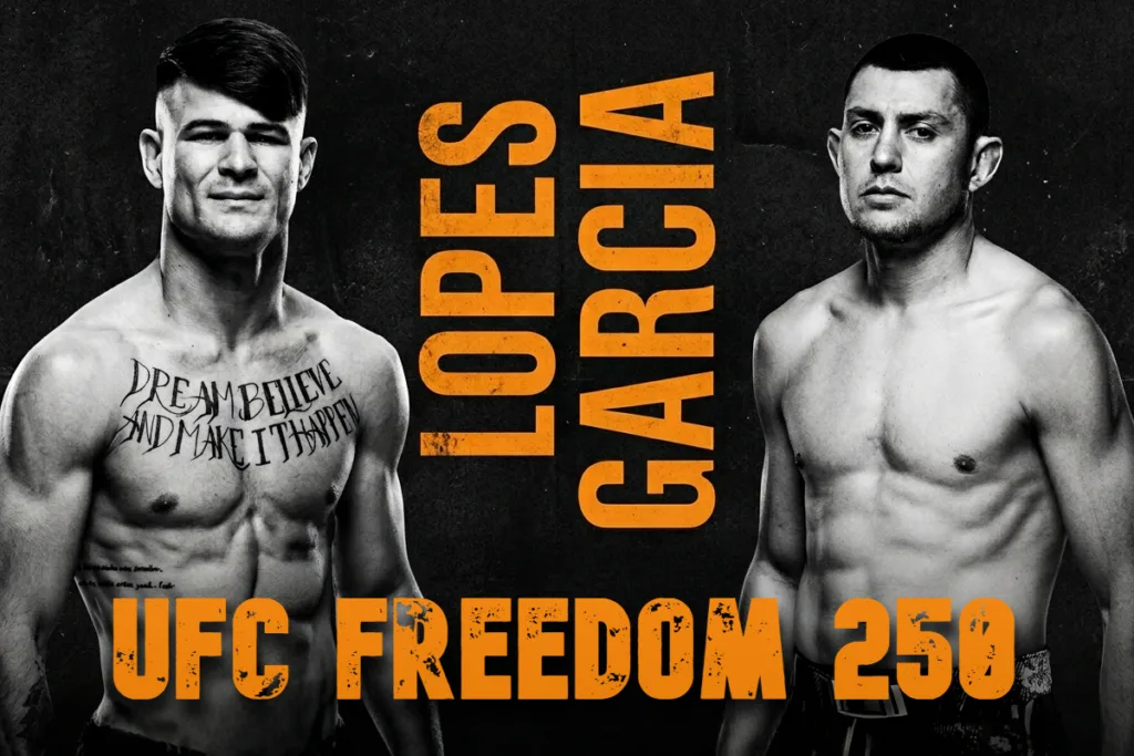 UFC Freedom 250, Diego Lopes, Steve Garcia