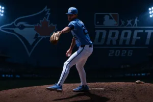 MLB draft prospect Jason DeCaro could go late in round one, or early in round two, to the Blue Jays, or Dodgers