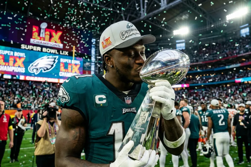 AJ Brown, Patriots, Eagles, Super Bowl LIX