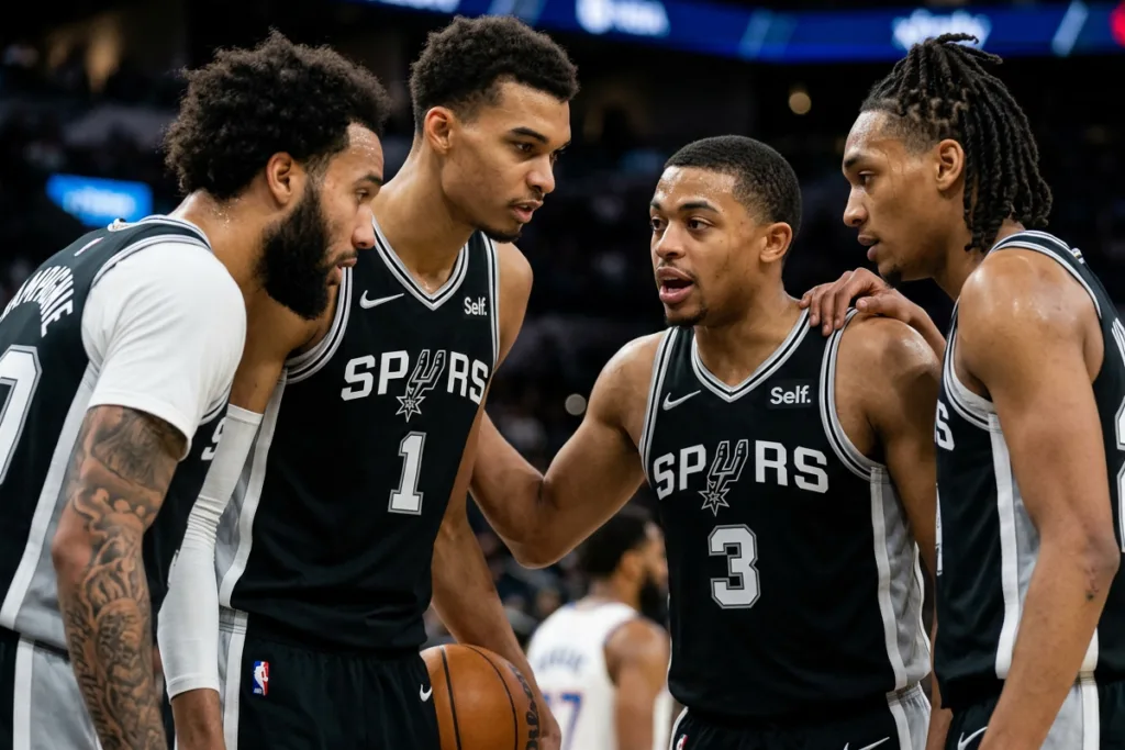 san antonio spurs, wembanyama, vassell, keldon, champagnie