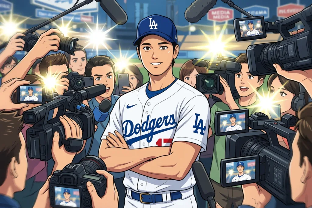 Shohei Ohtani, anime, Dodgers, Anubis Sports, MLB nicknames