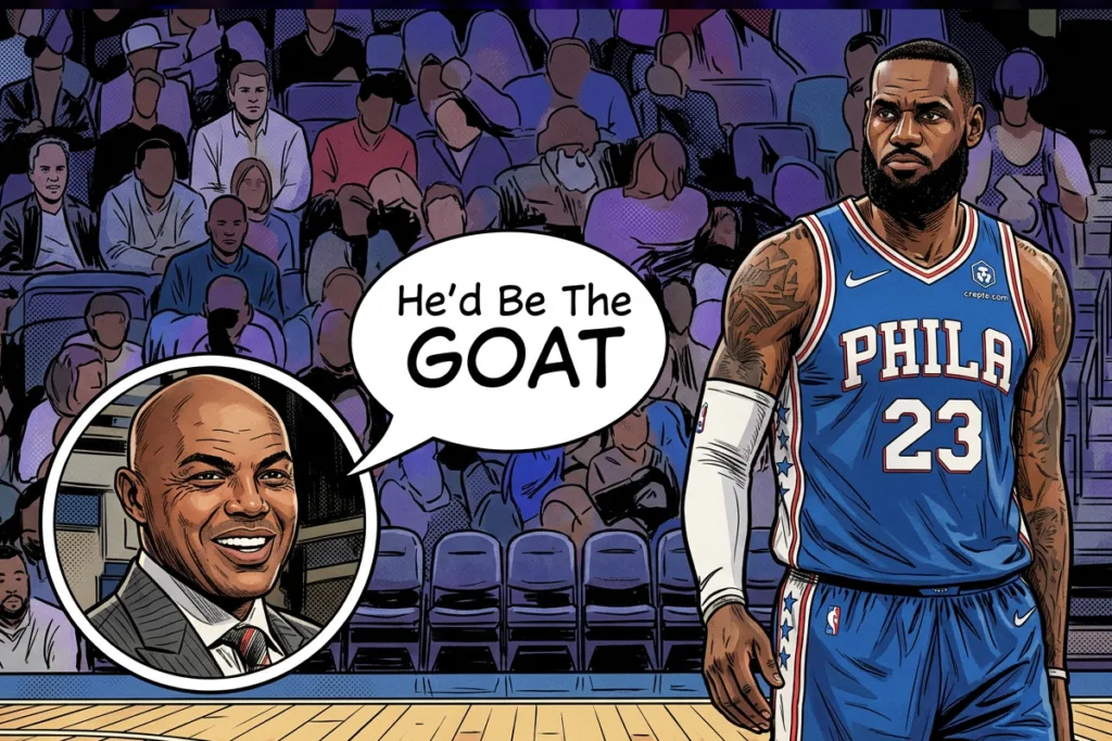 Charles Barkley LeBron James, GOAT, Anubis Sports