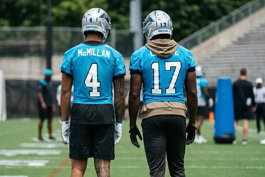 Stefon Diggs, Xavier Legette, Tet McMillan, Panthers, Anubis Sports