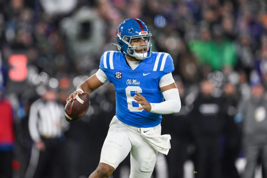college football quarterback, trinidad chambliss, ole miss