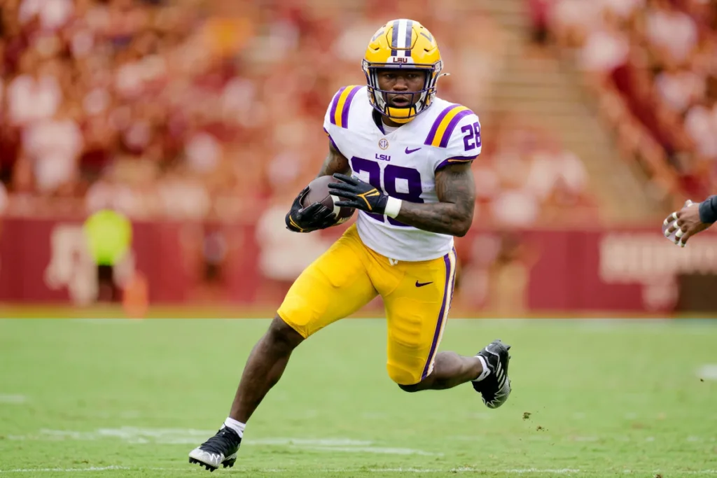 top 10 college football, caden durham, lsu