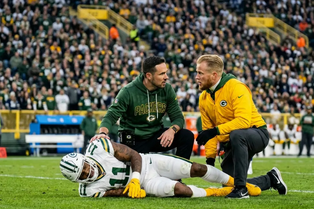 NFL, Packers, Micah Parsons, Matt Lafleur, injury