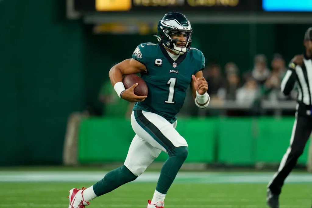 NFL, fantasy football, jalen hurts, eagles, anubis sports
