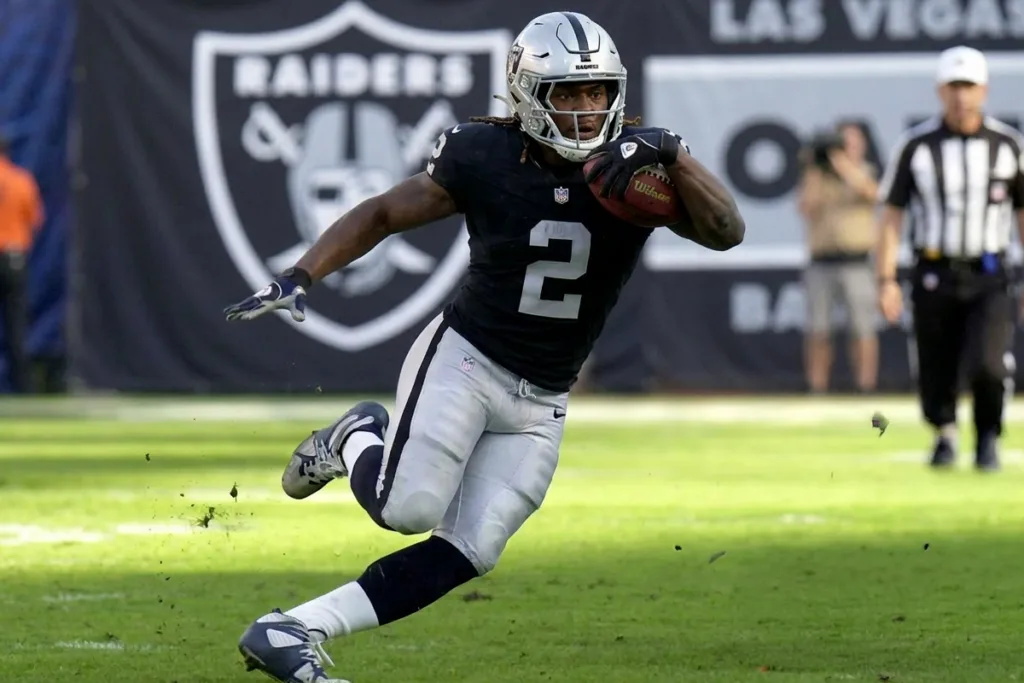 fantasy football, nfl, raiders, ashton jeanty, anubis sports