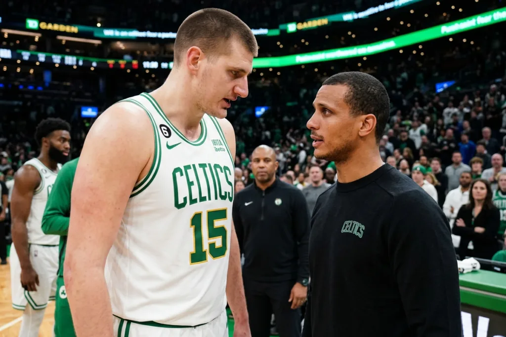 jaylen brown trade, nikola jokic, joe mazzula