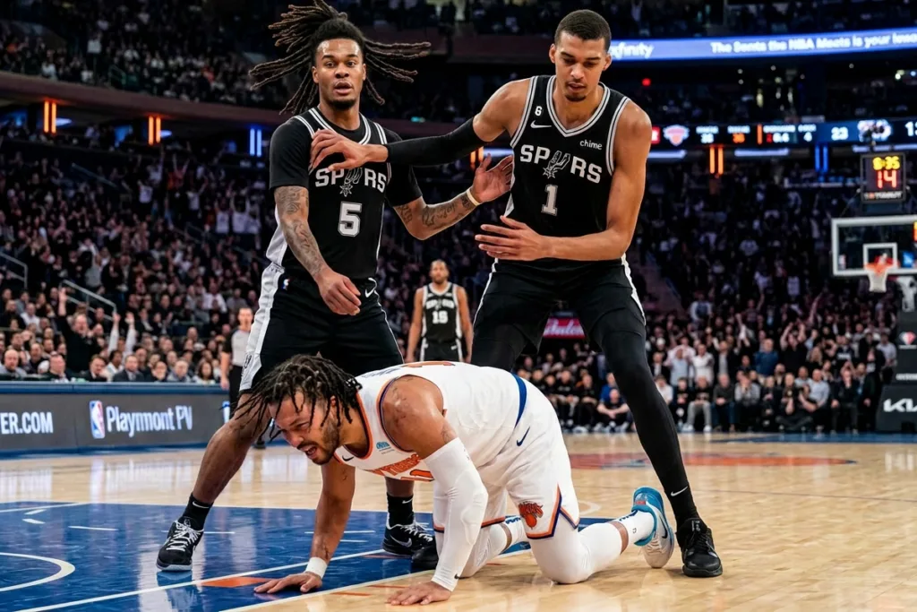victor wembanyama finals, spurs, knicks