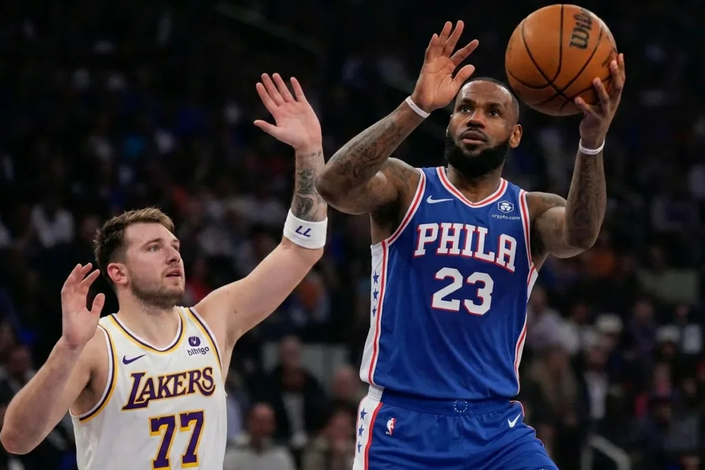 LeBron James, Luka Doncic, Philadelphia 76ers, Anubis Sports