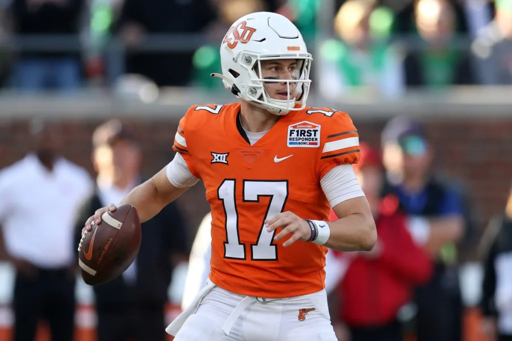 top 10 college football, Oklahoma state, drew mestemaker