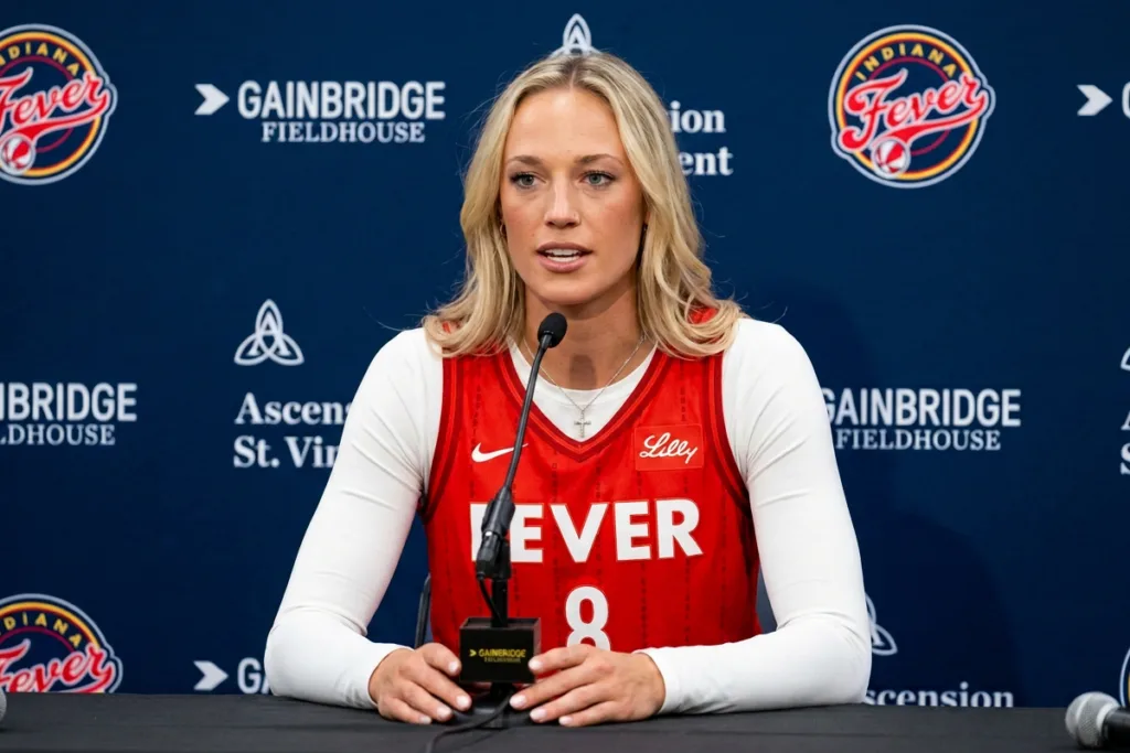 Sophie cunningham trans comments, indiana fever, wnba