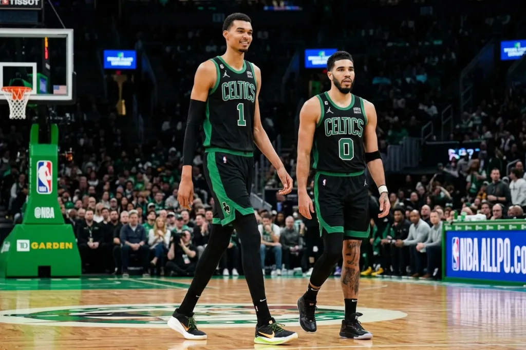 jaylen brown trade, jayson tatum, celtics, wembanyama
