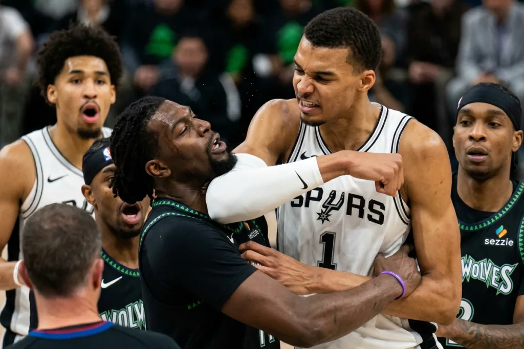 victor wembanyama finals, naz reid, spurs, timberwolves