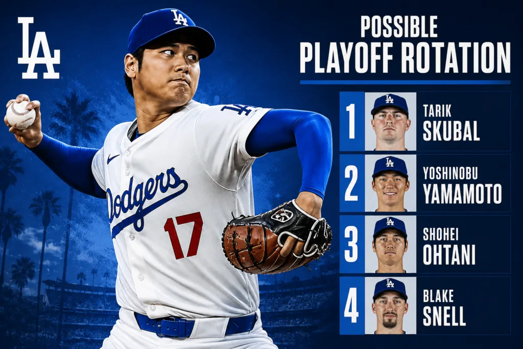 Dodgers playoff rotation is looking to be extremely strong, but nothing short of a World Series will satisfy the current team