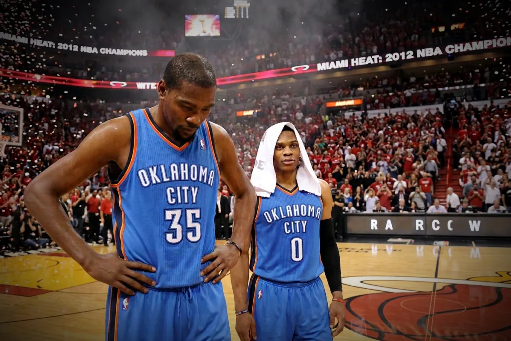 russell westbrook, kevin durant, thunder, miami heat