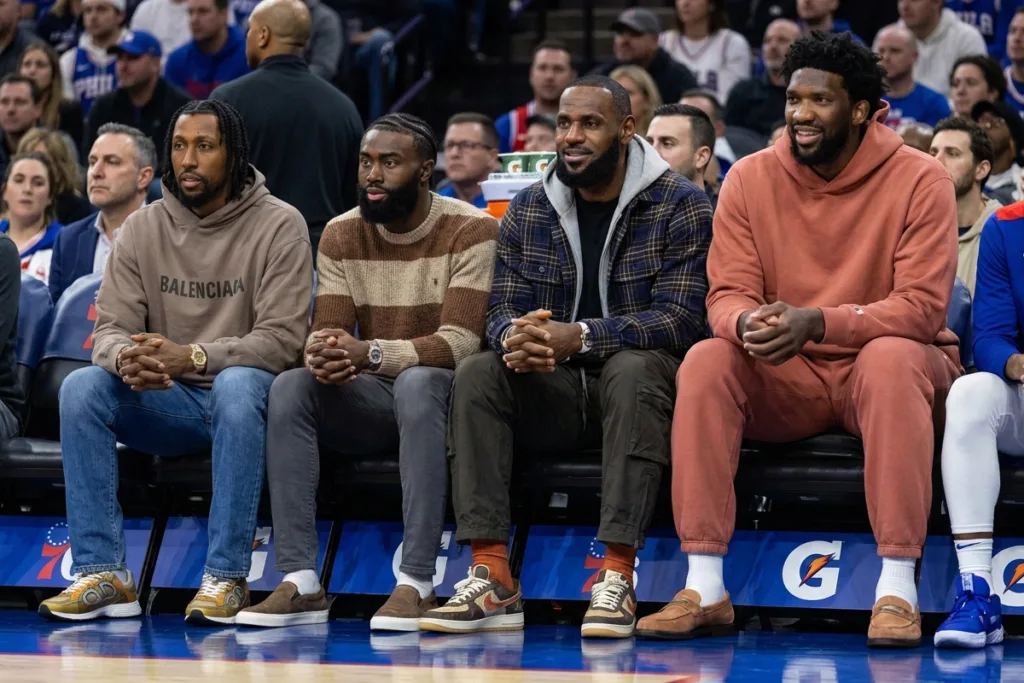 Philadelphia 76ers, LeBron James, Joel Embiid, Jaylen Brown