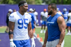aaron donald, myles garrett, rams