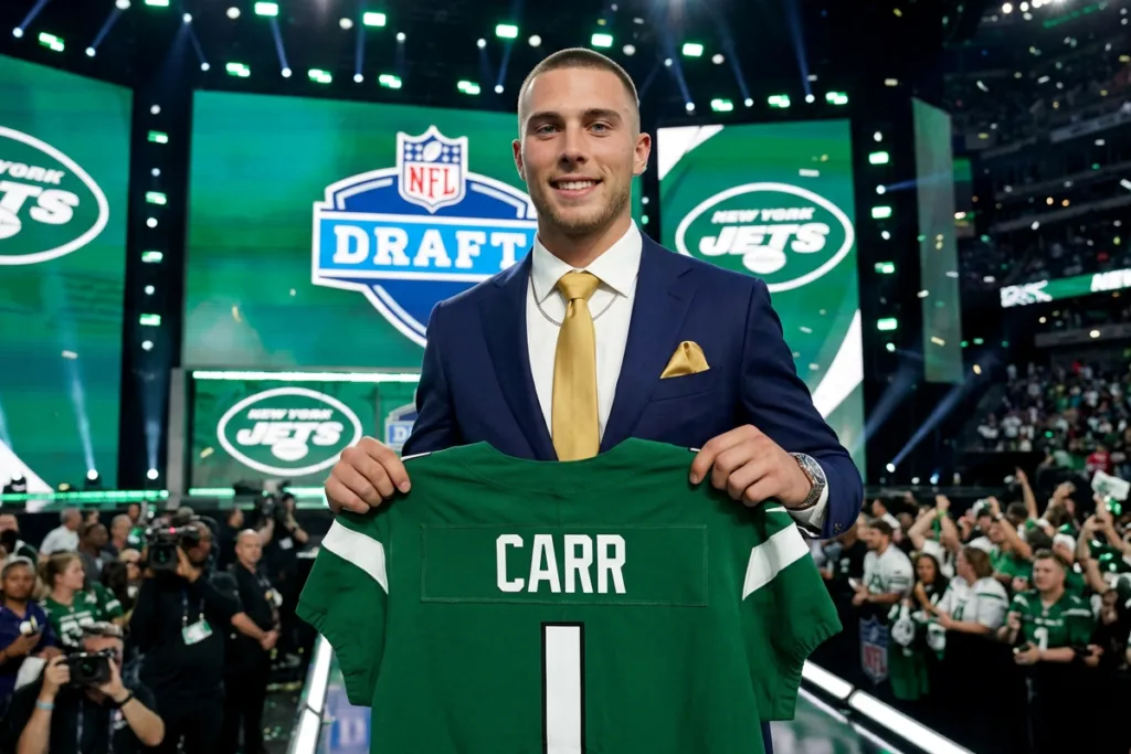 ESPN, Jordan Reid Mock Draft, CJ Carr, Jets