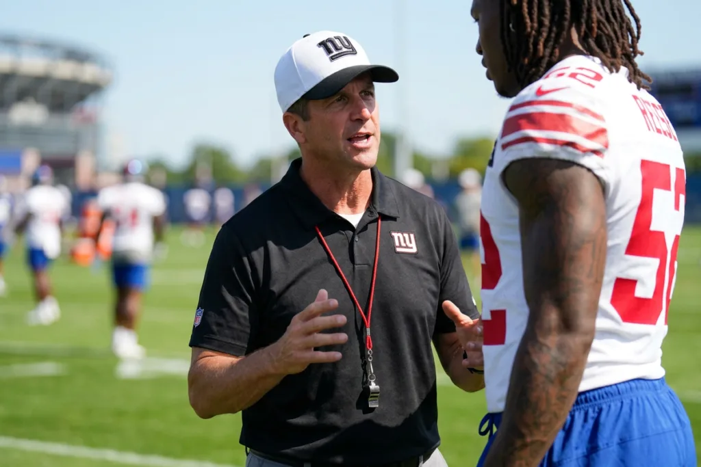 John Harbaugh, Arvell Reese, New York Giants