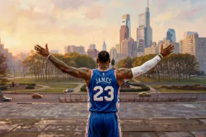 lebron james 76ers, Rocky, Anubis Sports, Philadelphia