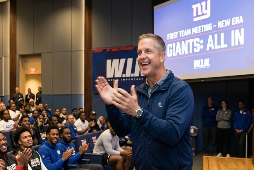 John Harbaugh, New York Giants
