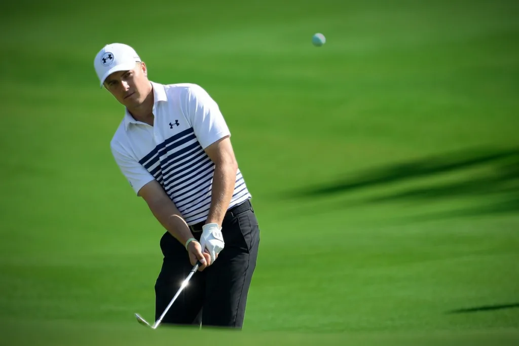 Jordan Spieth chip
