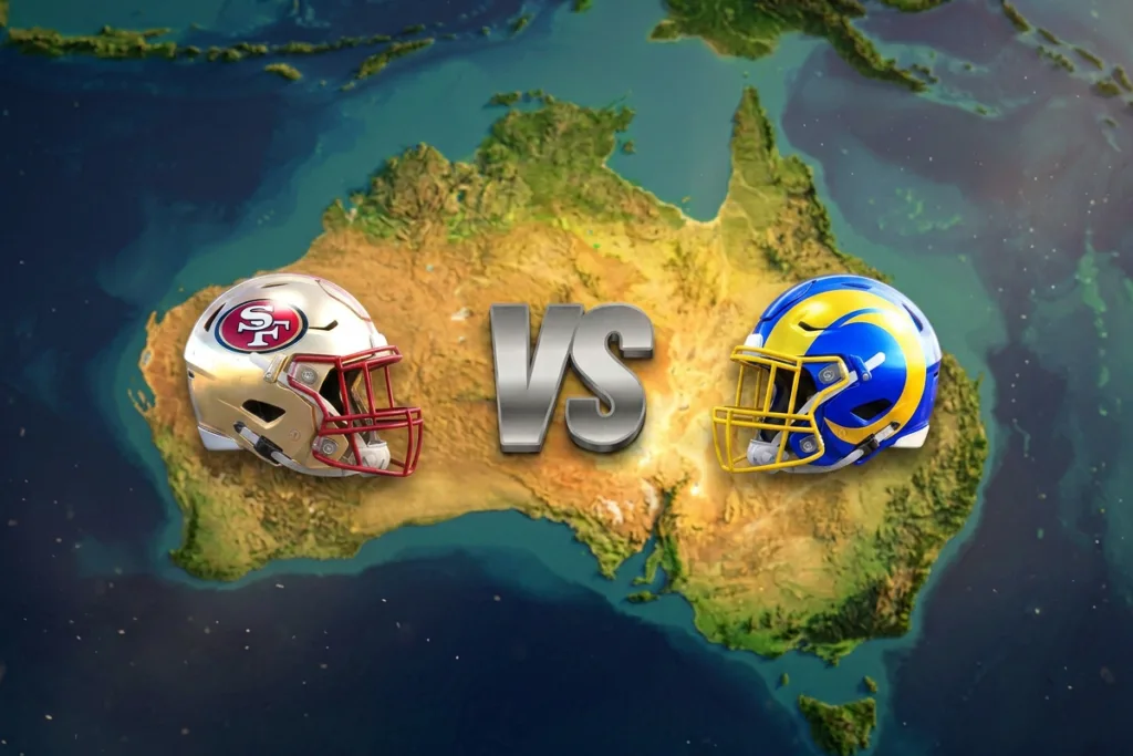 nfl international games, rams, 49ers, australia