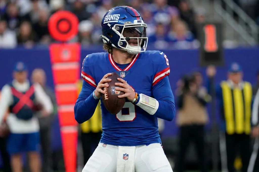 John Harbaugh, Jaxson Dart, New York Giants
