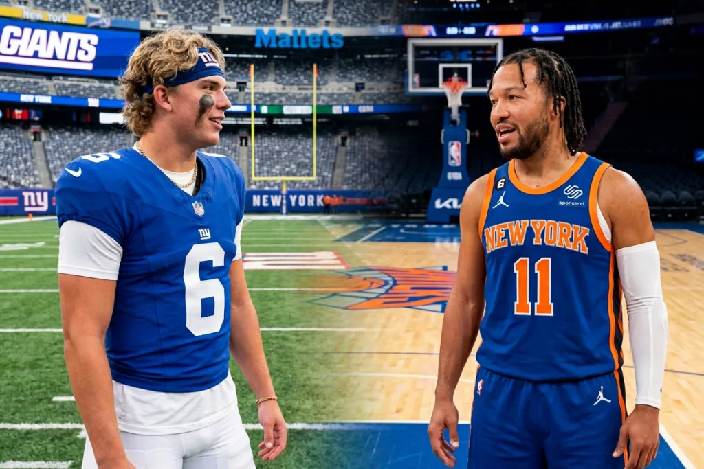 New York Giants, Jaxson Dart, Knicks, Jalen Brunson