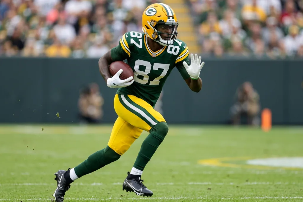 2026 new england patriots, romeo doubs, green bay packers