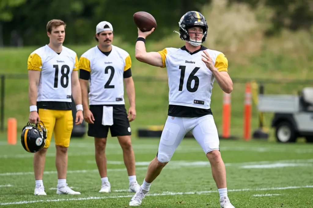 steelers wild card, mason rudolph, drew allar, will howard