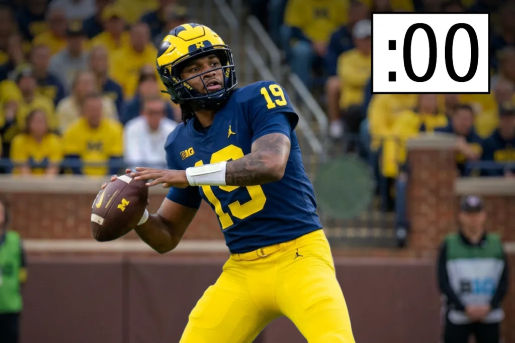 Bryce Underwood, Michigan Wolverines Clock