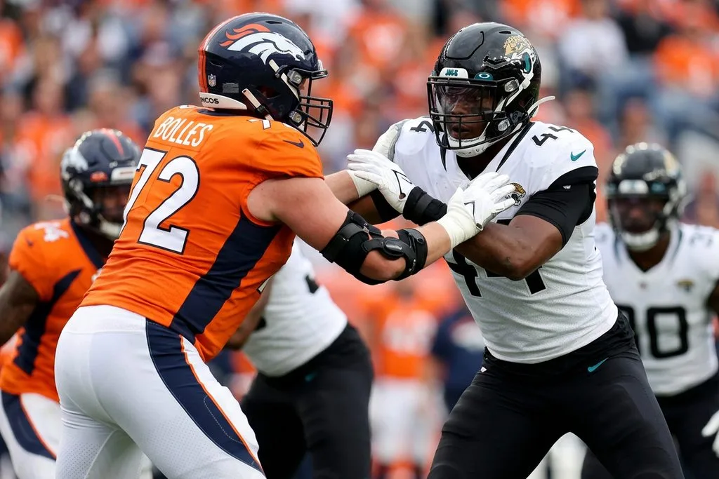 Garett Bolles, Broncos, Jaguars, Travon Walker