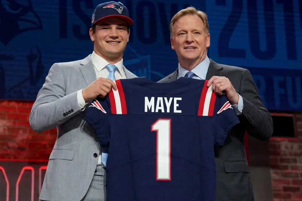 Drake Maye, Patriots, 2024 qb Draft class