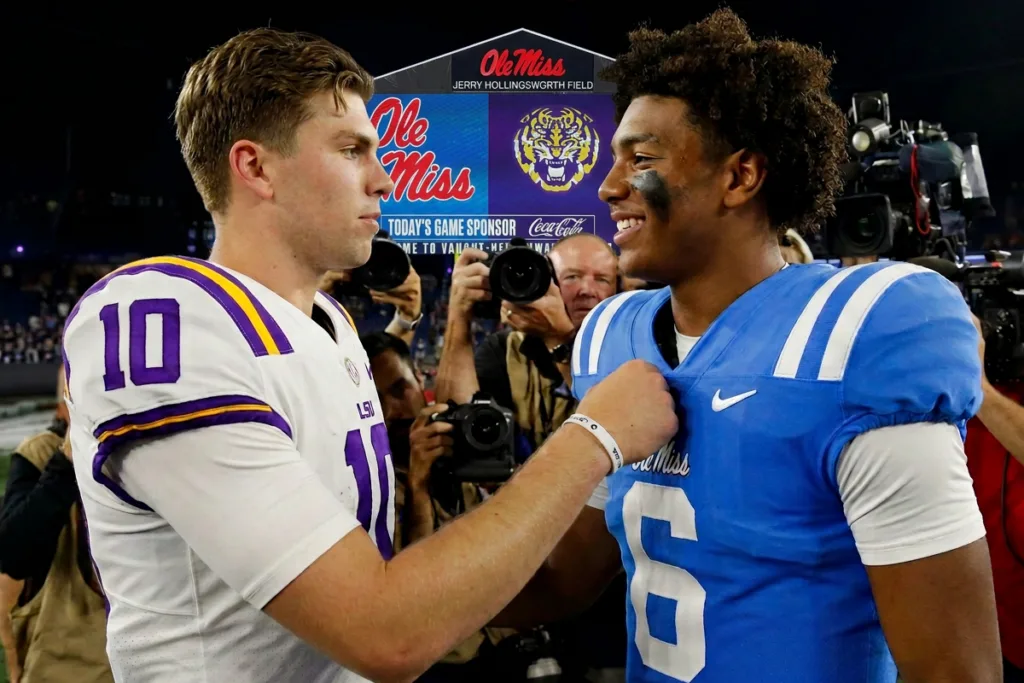 LSU Ole Miss, Sam Leavitt, Trinidad Chambliss