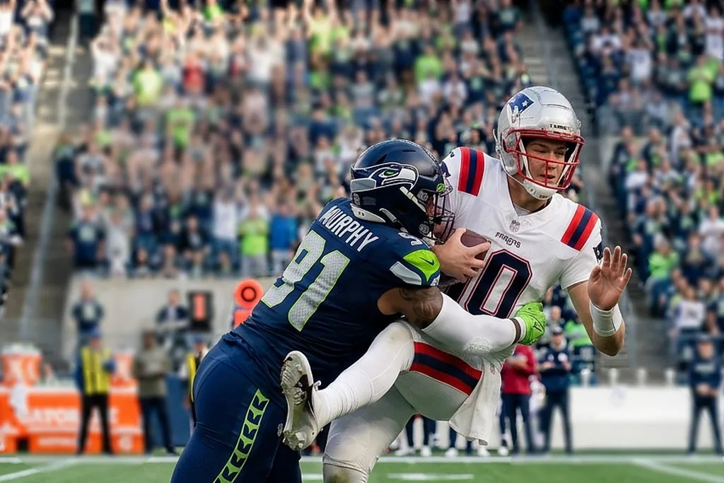 New England Patriots, Drake Maye, Seahawks, Byron Murphy