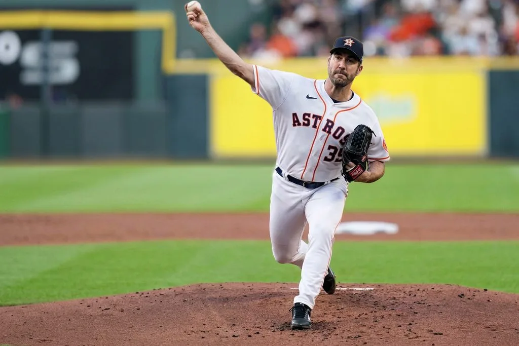 Justin Verlander, Astros, top 25 starting pitchers
