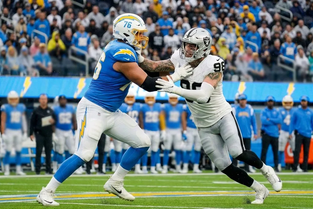 NFL Week 2, Joe Alt, Chargers, Maxx Crosby, Raiders