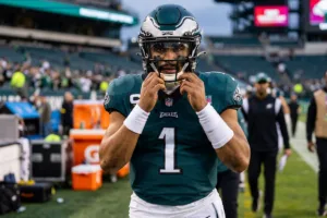 Jalen Hurts, Philadelphia Eagles vs commanders