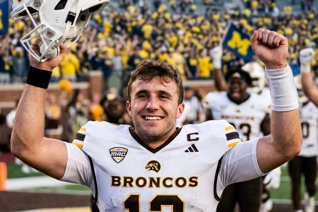 Michigan Wolverines clock, western michigan, broc lowry