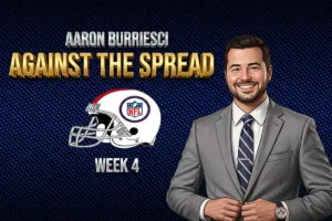 Against the spread, aaron burriesci, NFL Week 4, Draft Kings, Anubis Sports